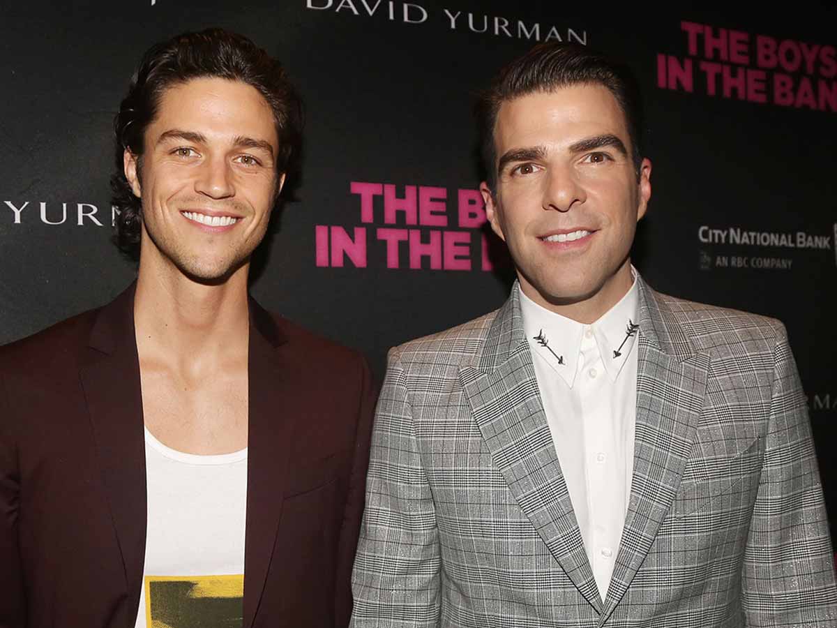 Zachary Quinto and Miles McMillan