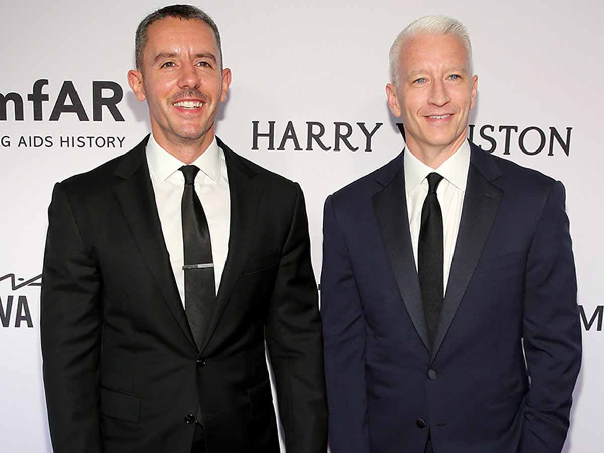 Anderson Cooper and Benjamin Maisani