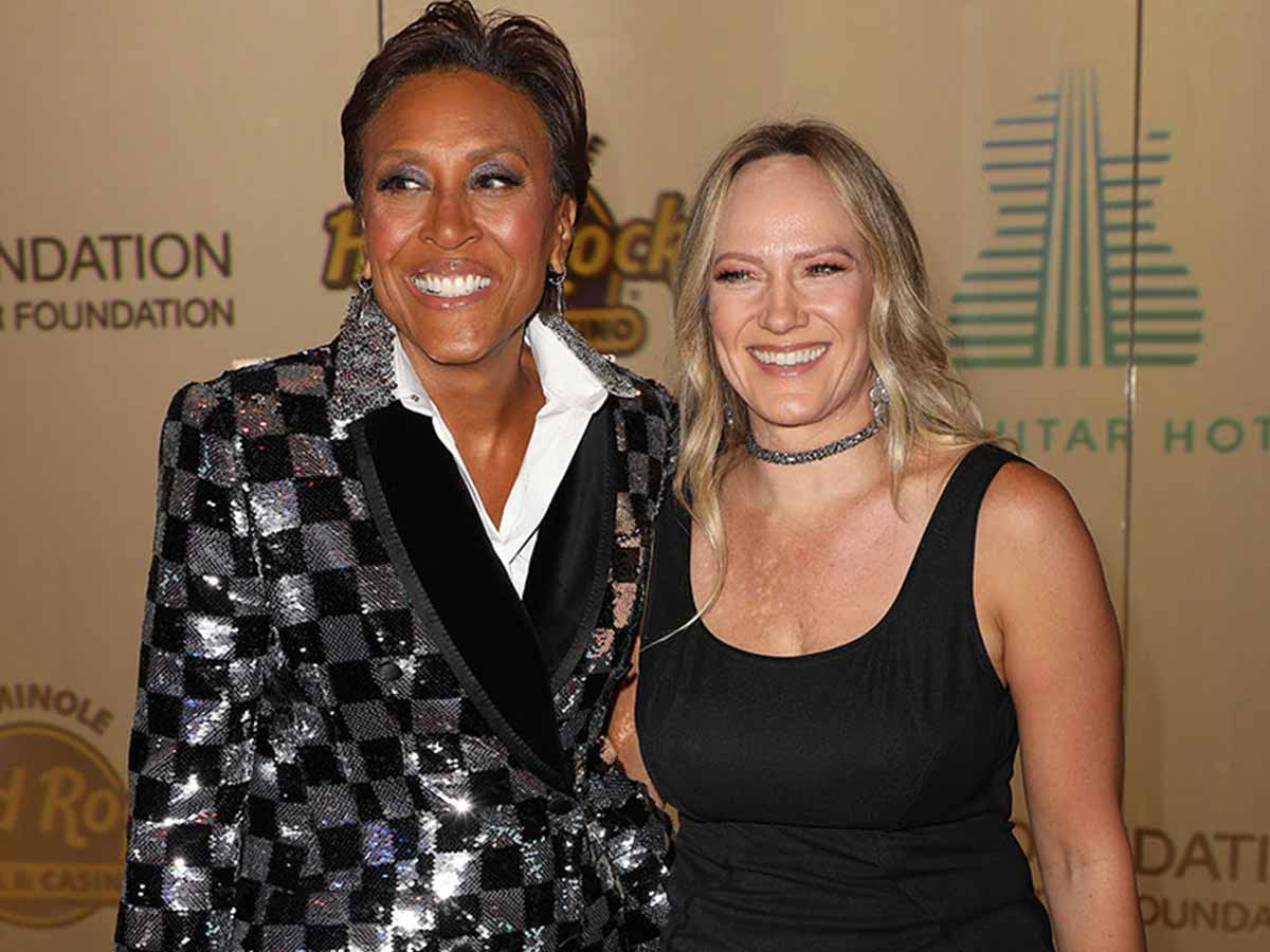 Robin Roberts and Amber Laign