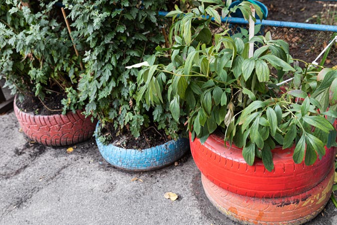 Re-purposed Tires