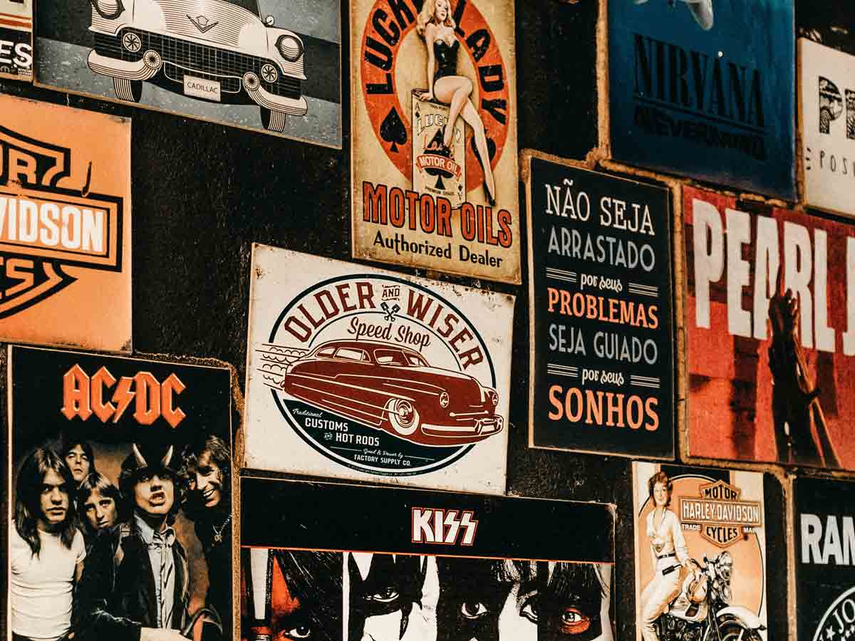 Band Posters Without Frames