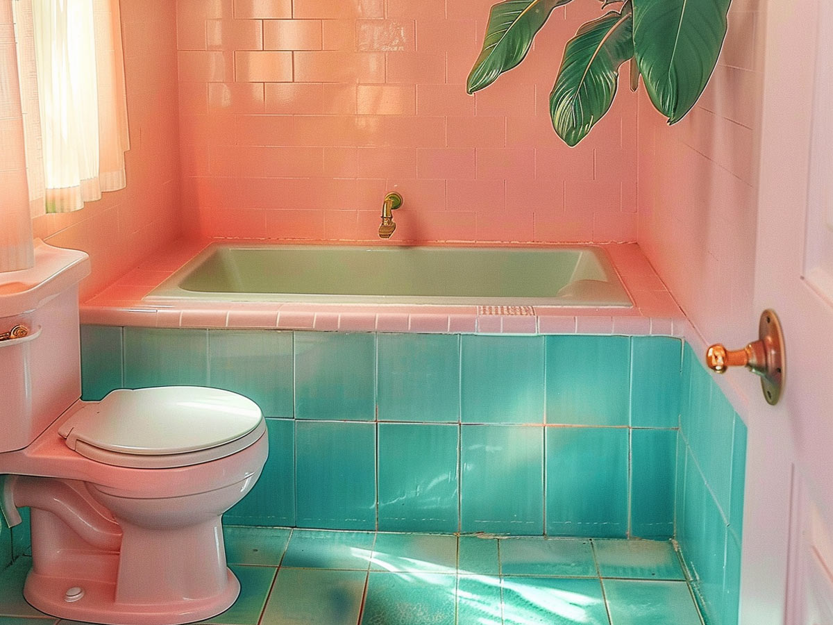 Pastel Bathrooms