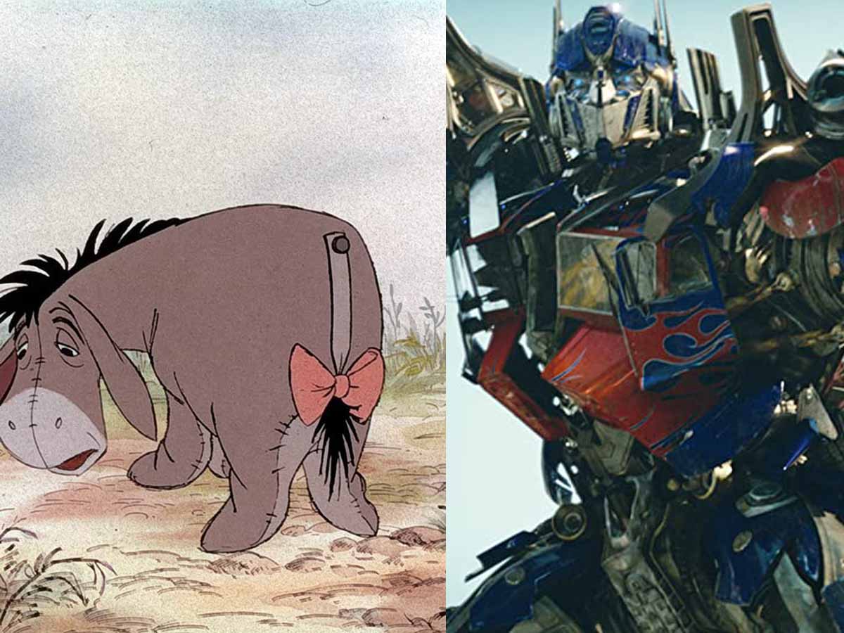 The voice of Eeyore also voiced Optimus Prime.