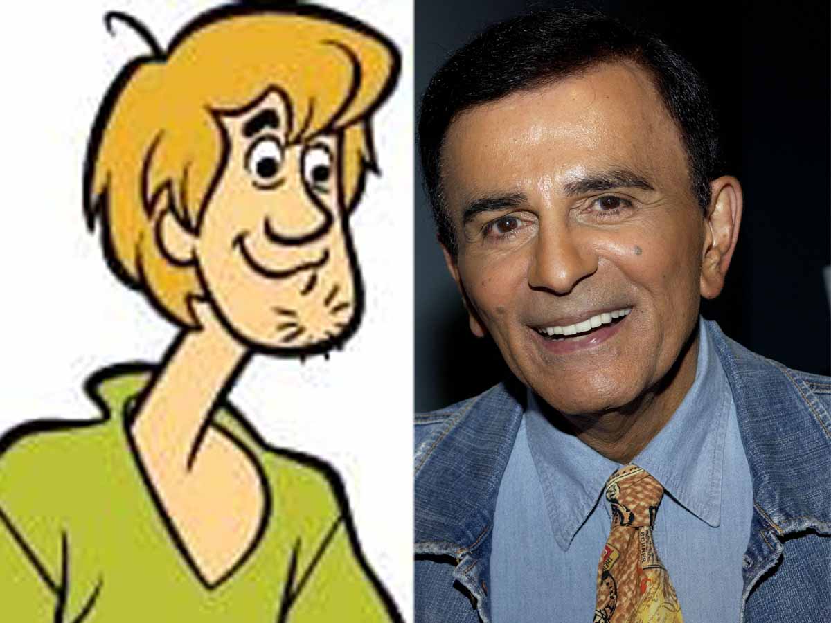 Scooby Doo's Shaggy was voiced by Casey Kasem.