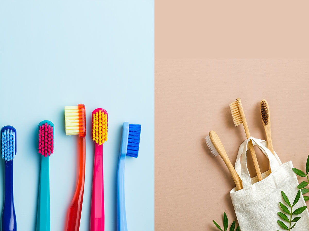 Plastic Toothbrushes < Bamboo Toothbrushes