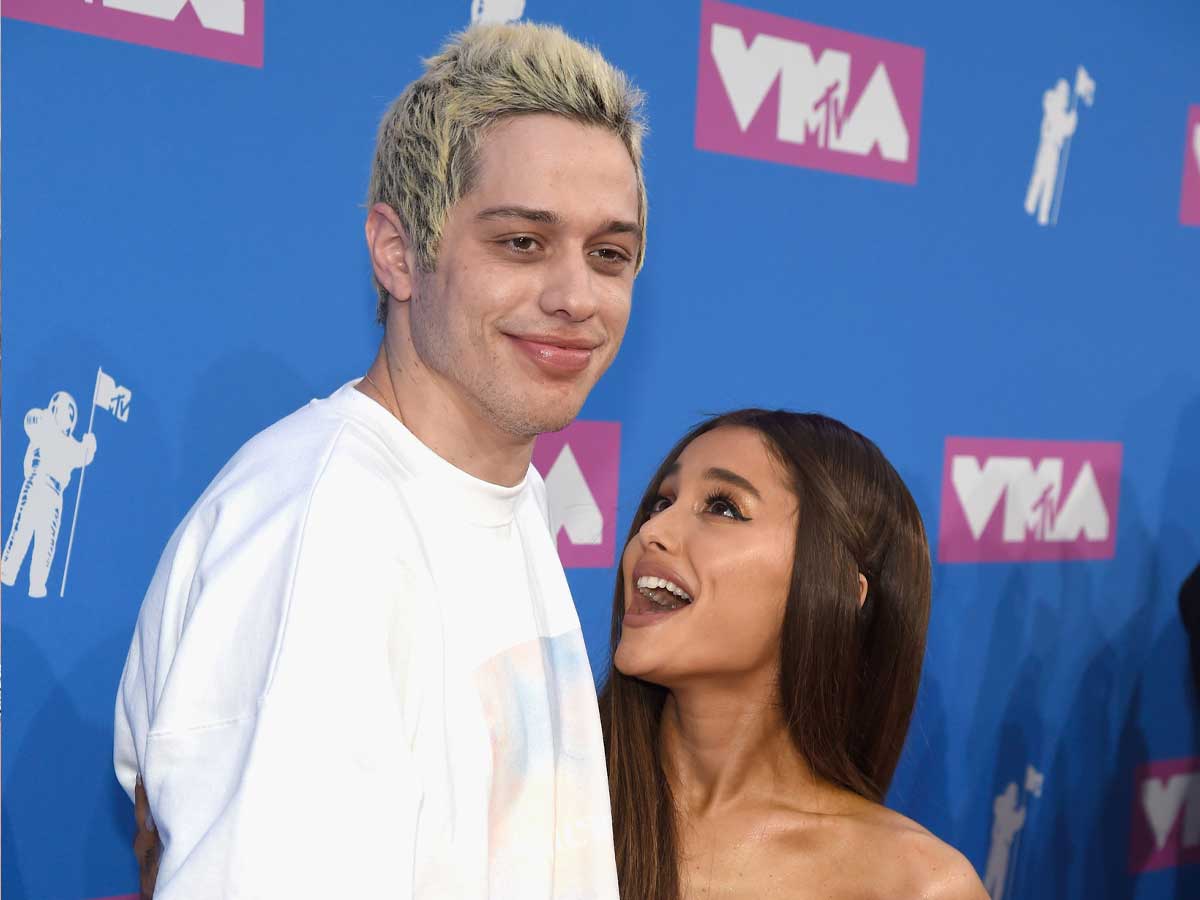 Ariana Grande and Pete Davidson