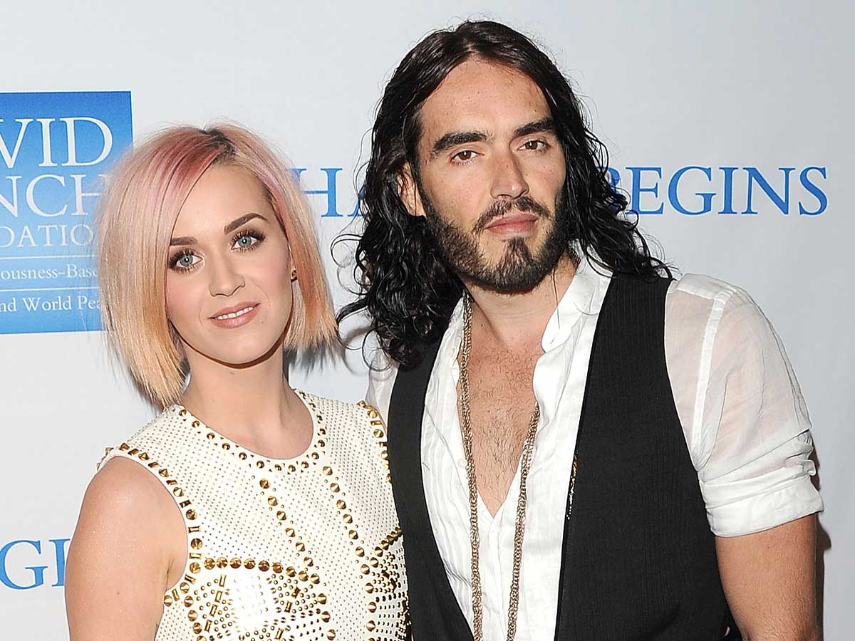 Katy Perry and Russell Brand