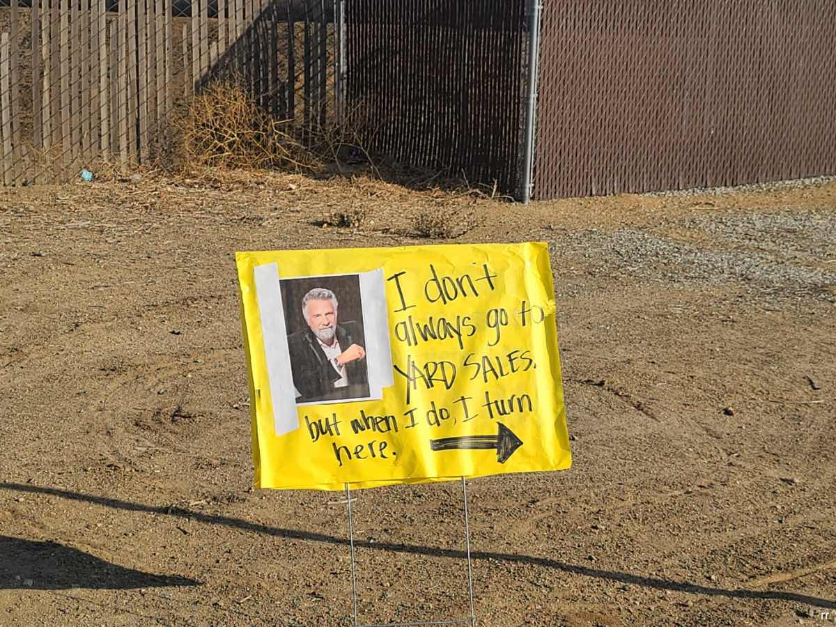 The Most Interesting Yard Sale