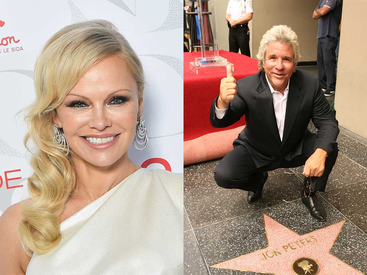 Pamela Anderson and Jon Peters