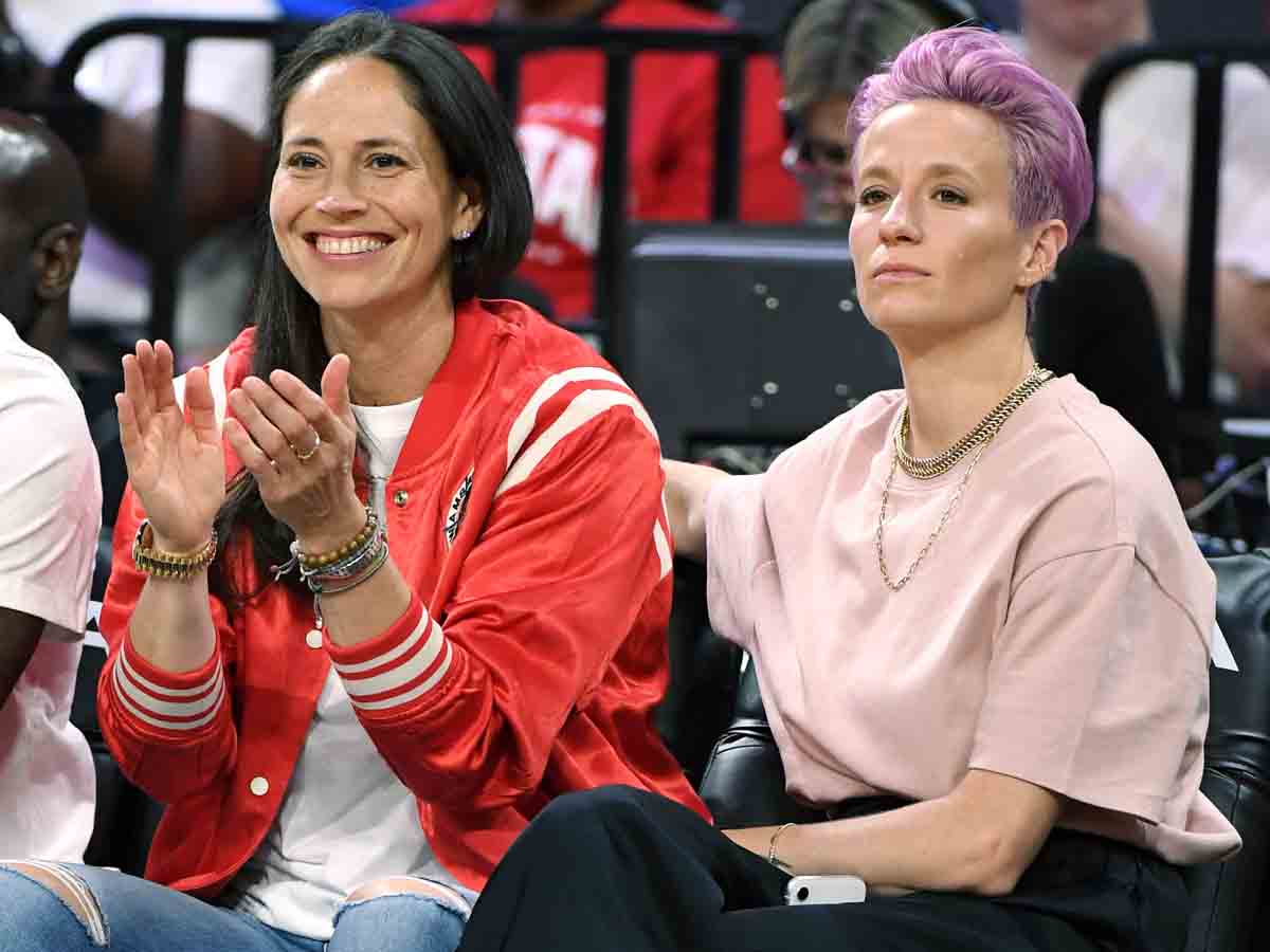 Megan Rapinoe and Sue Bird