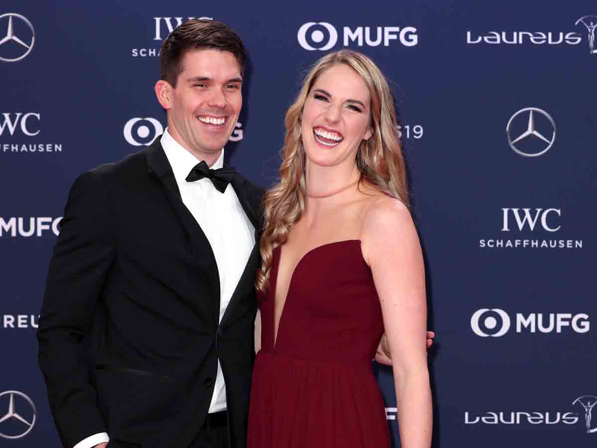 Missy Franklin and Hayes Johnson