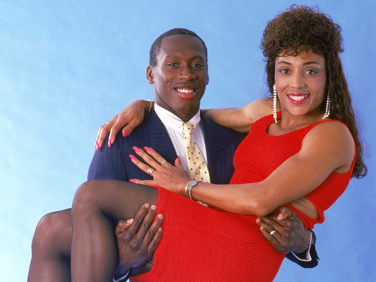 Florence Griffith-Joyner and Al Joyner