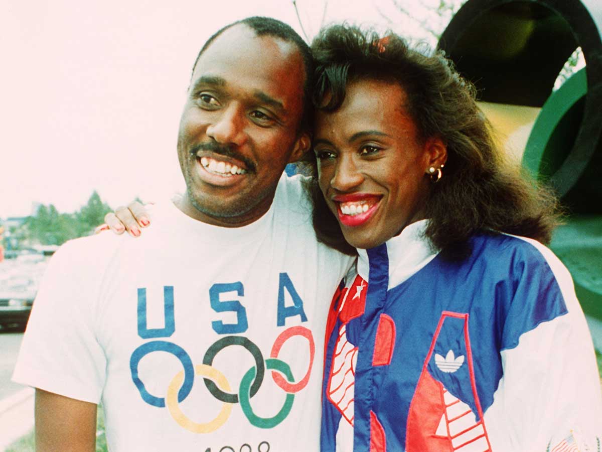 Jackie Joyner-Kersee and Bob Kersee