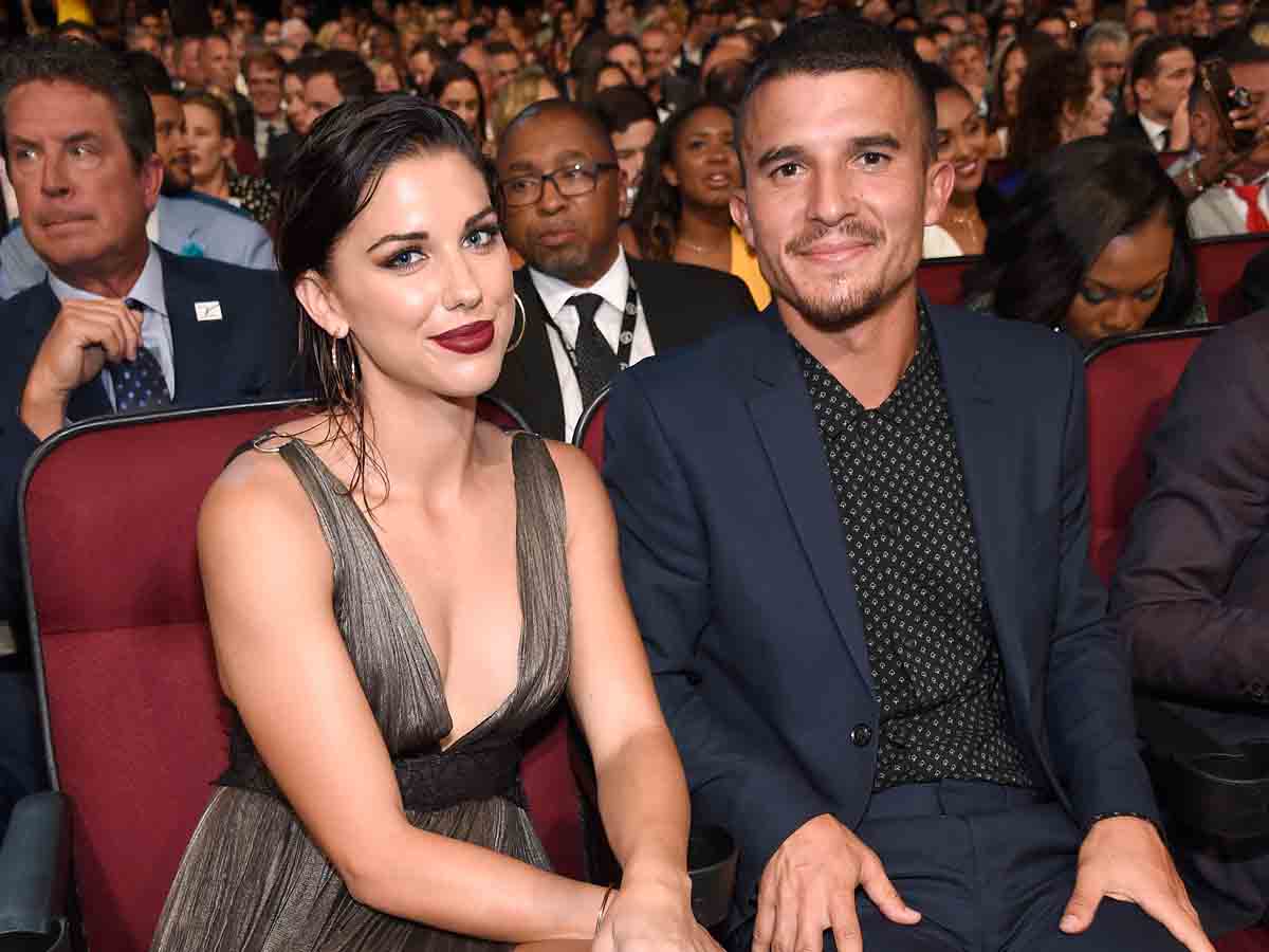 Alex Morgan and Servando Corrasco