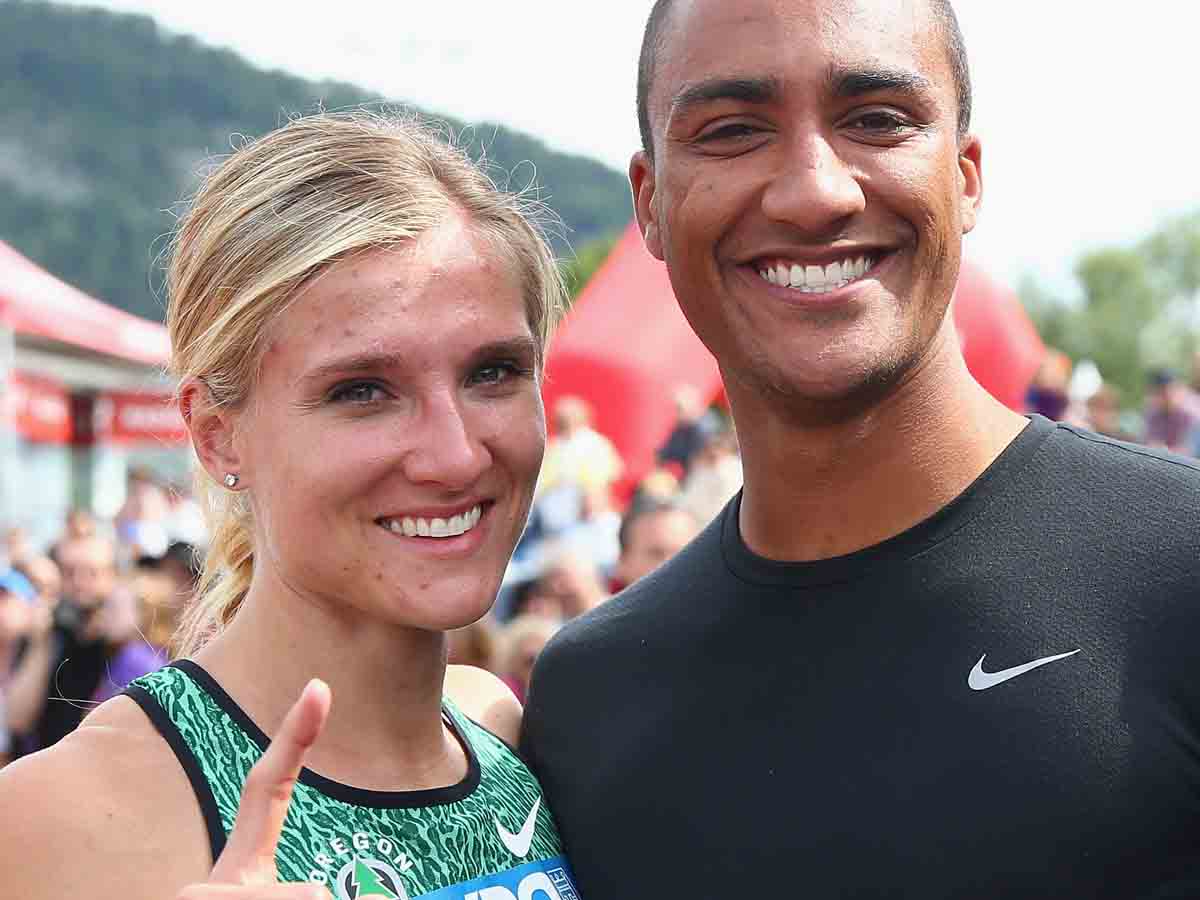 Brianne Theisen-Eaton and Ashton Eaton
