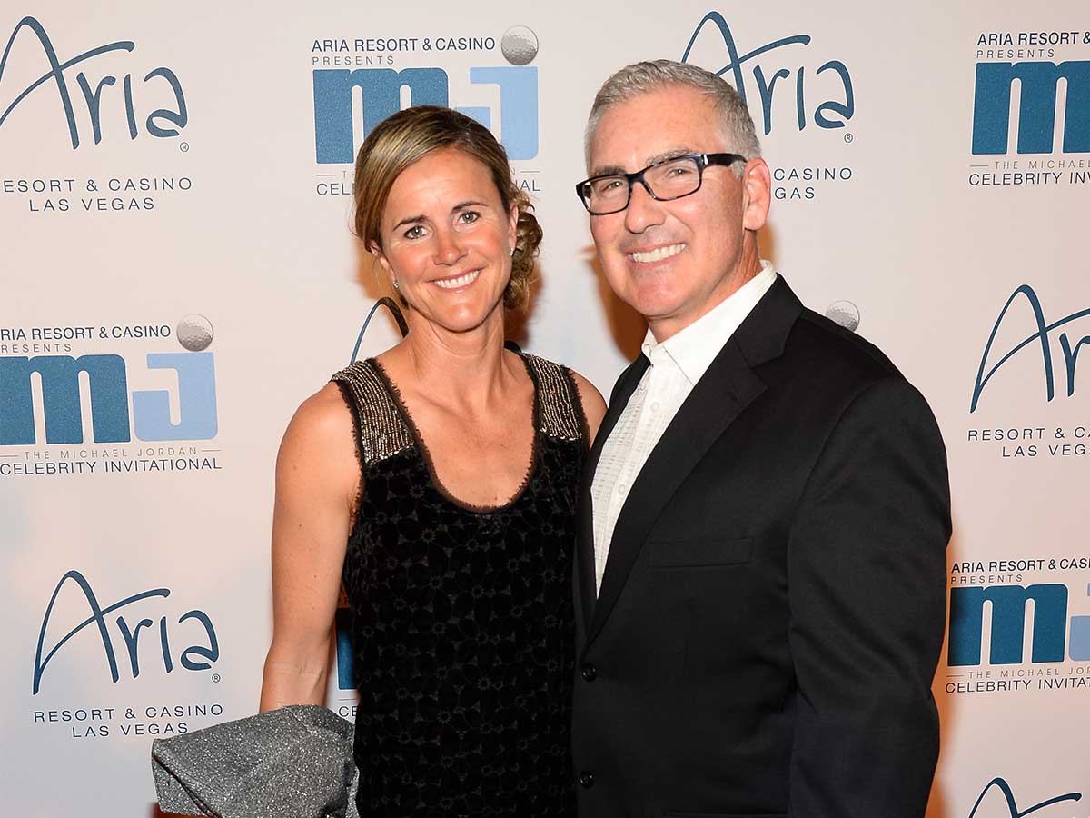 Brandi Chastain and Jerry Smith