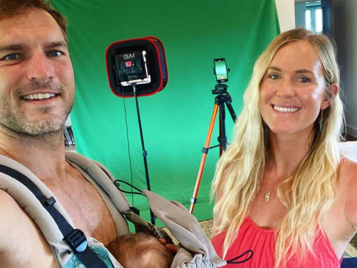 Bethany Hamilton and Adam Dirks