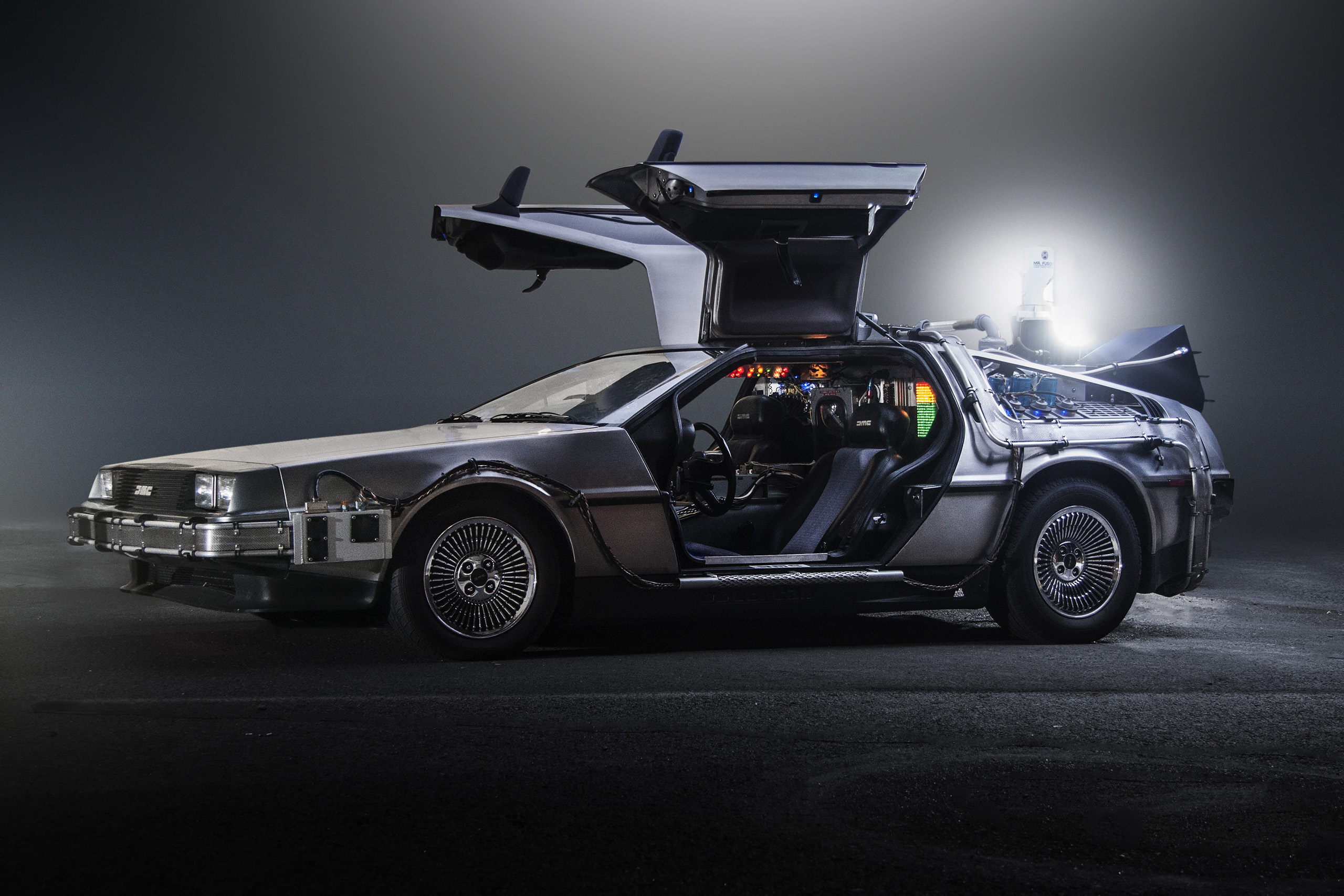 The DeLorean used in the film was a real clunker.