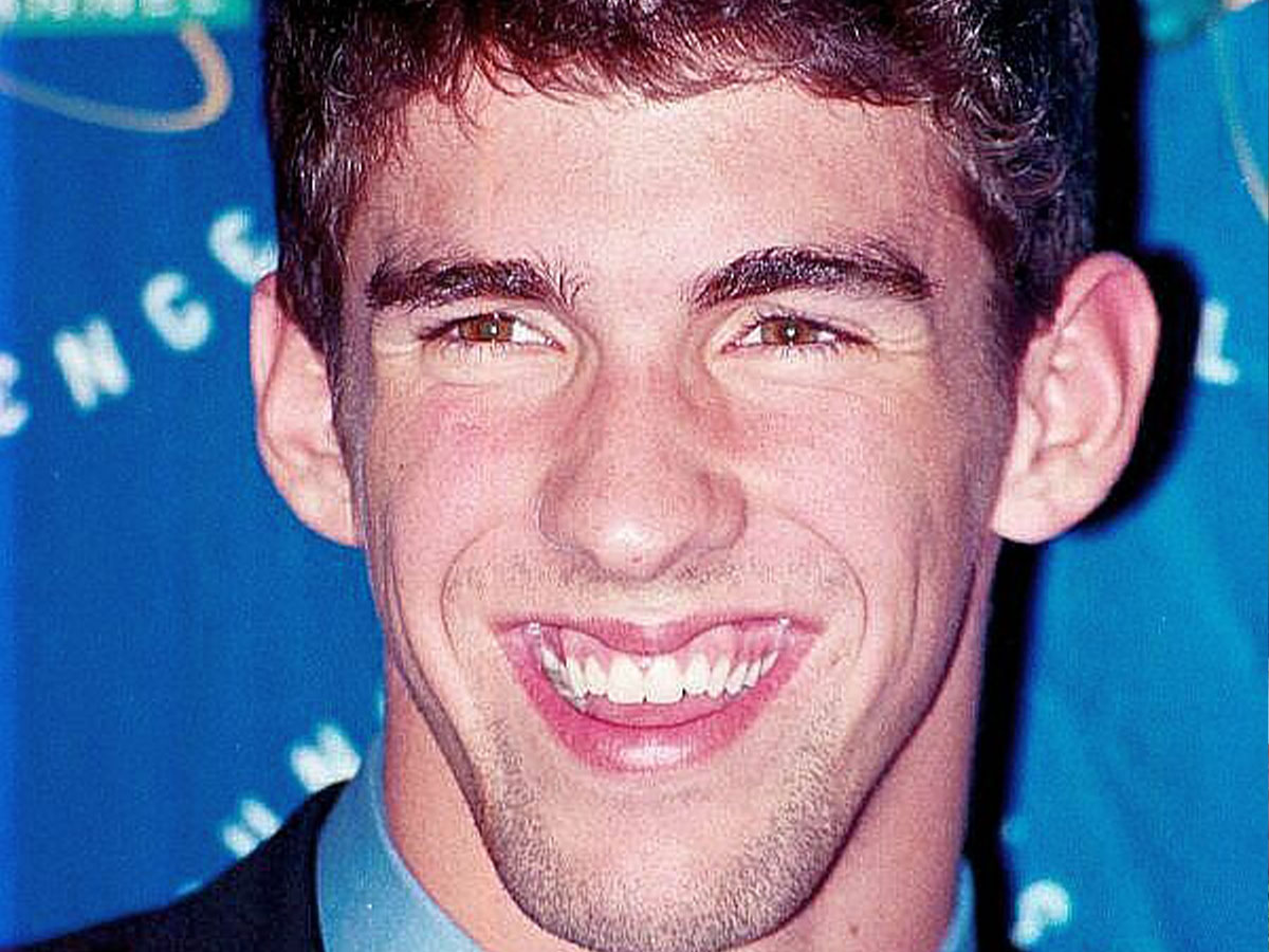 Then: Michael Phelps