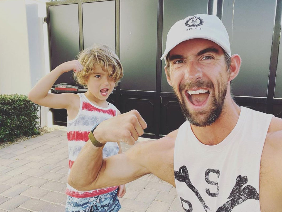 Now: Michael Phelps
