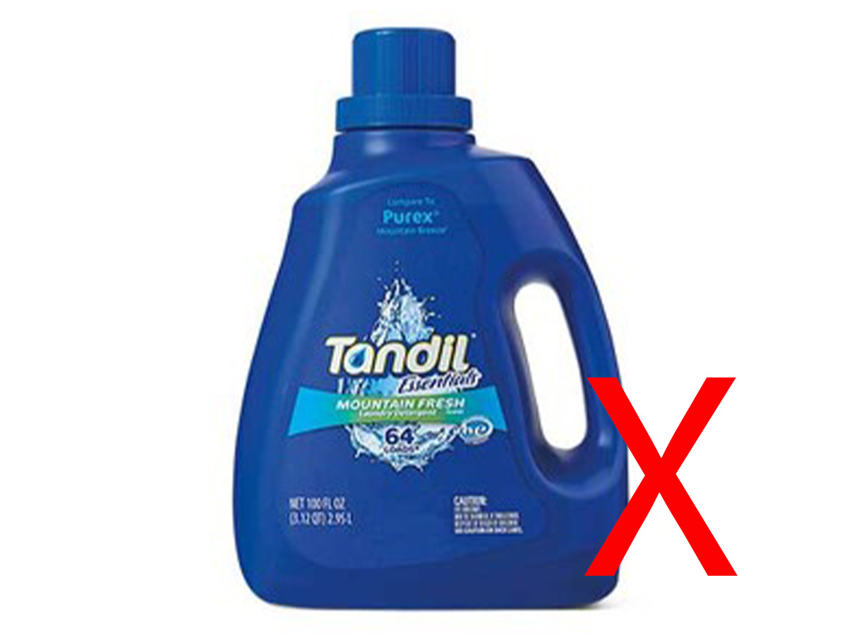 Worst: Detergent