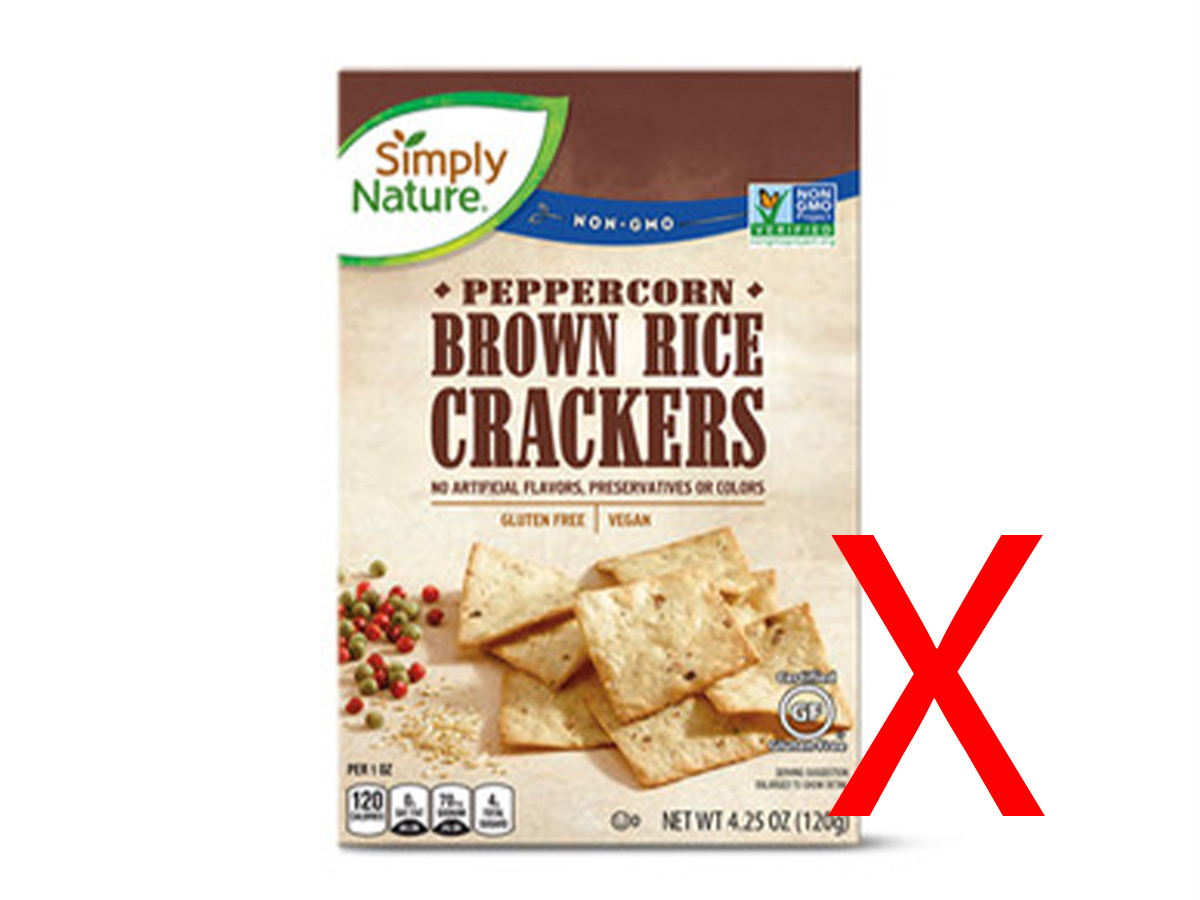 Worst: Crackers and Cookies