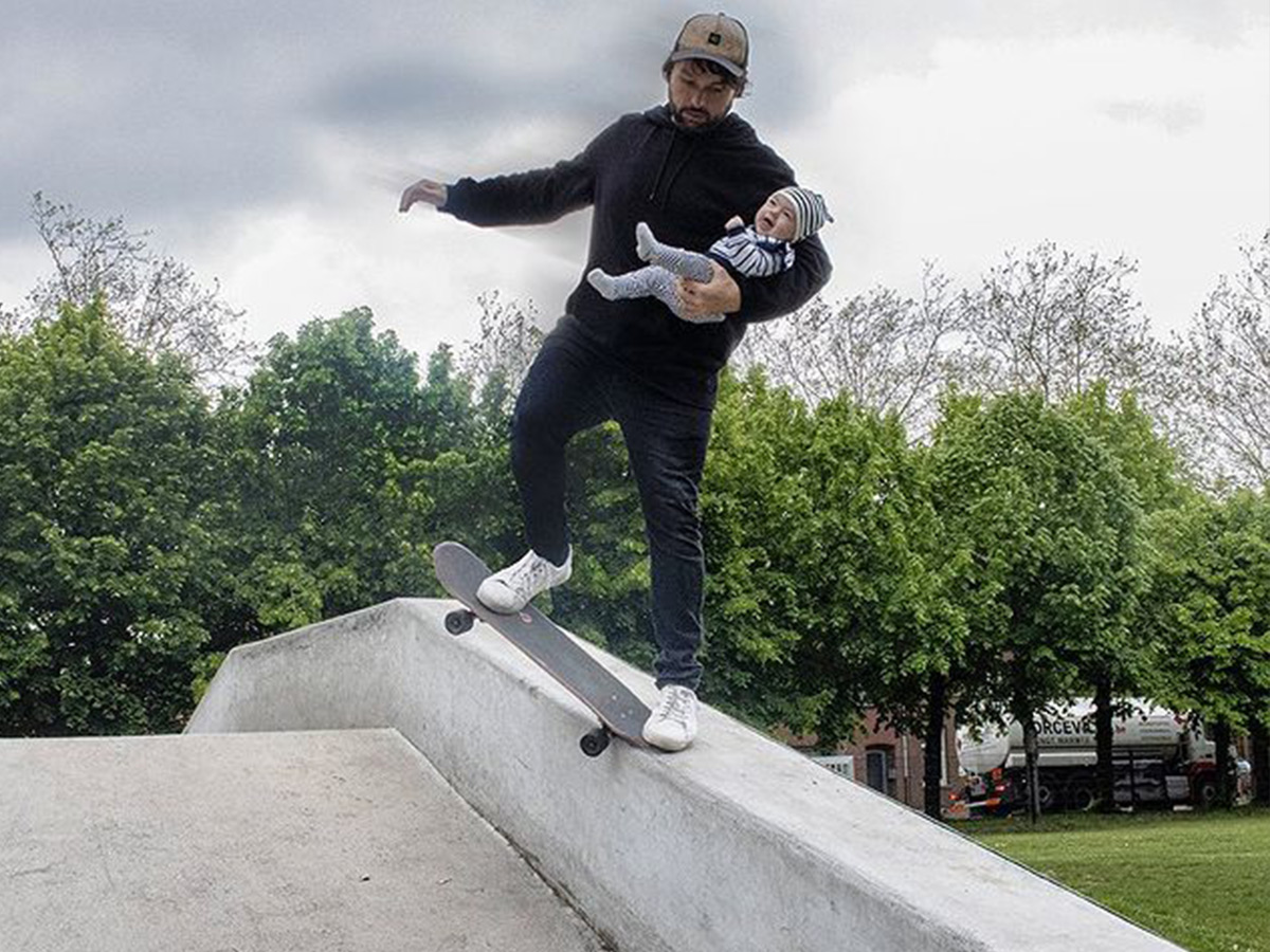 Skateboarding