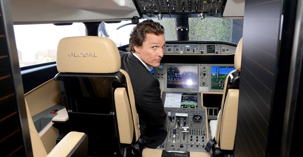 Matthew McConaughey Jet Showcase