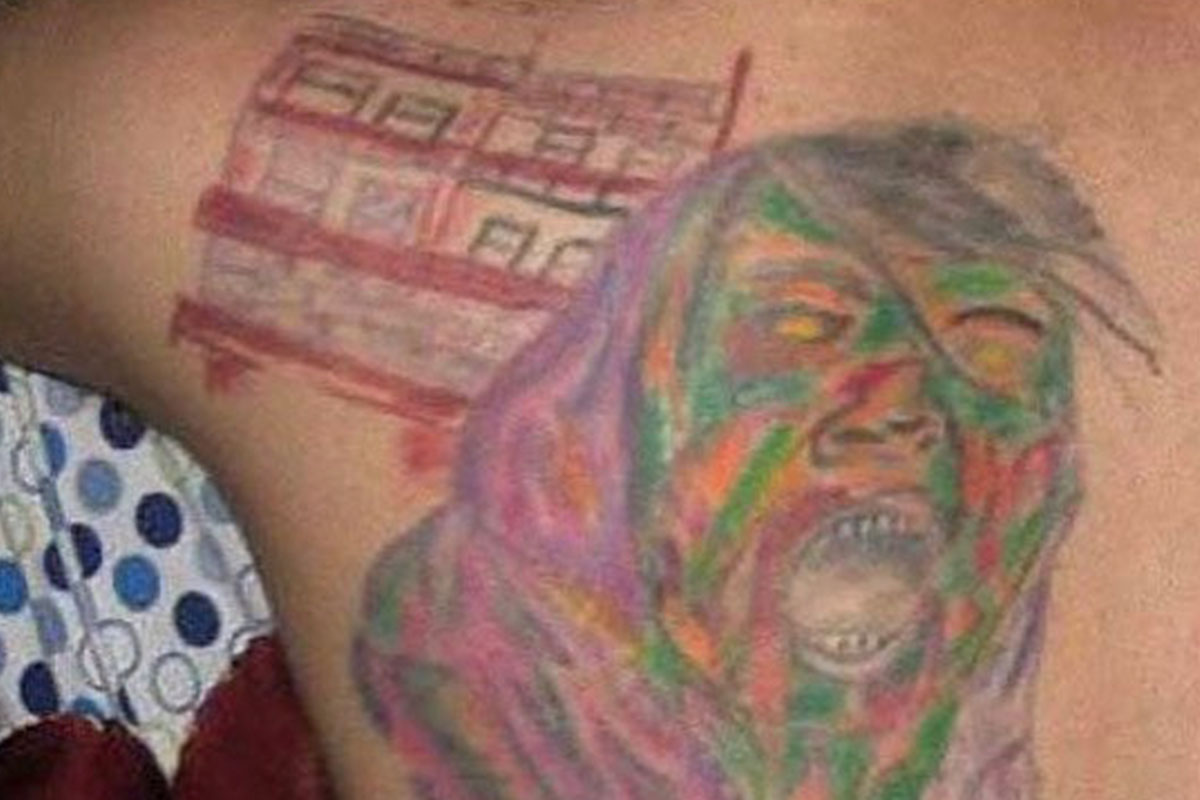 11. This tattoo makes me hope the zombies win.
