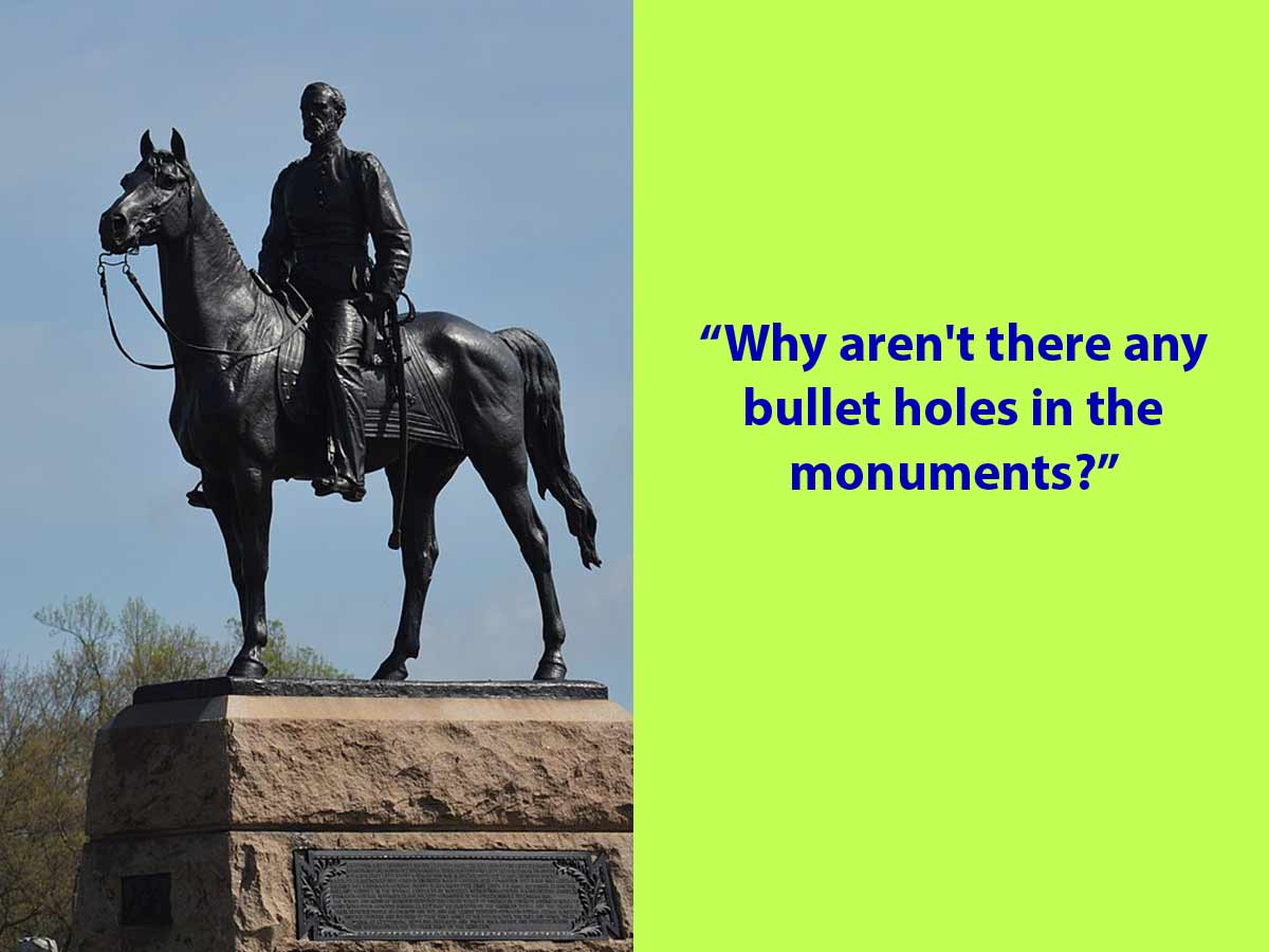Monuments at Gettysburg
