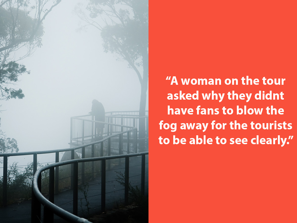 Fog in Australia