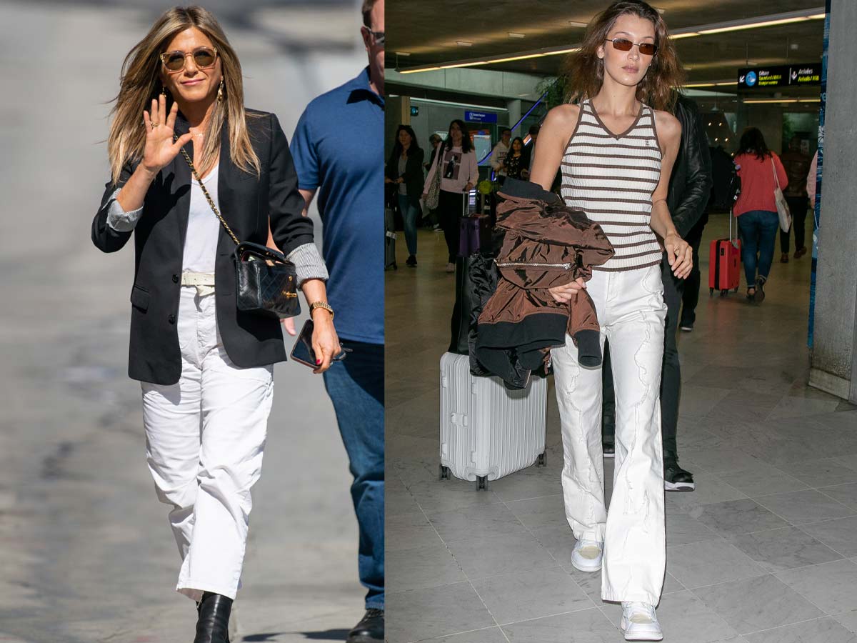 Llevando Pantalones Blancos