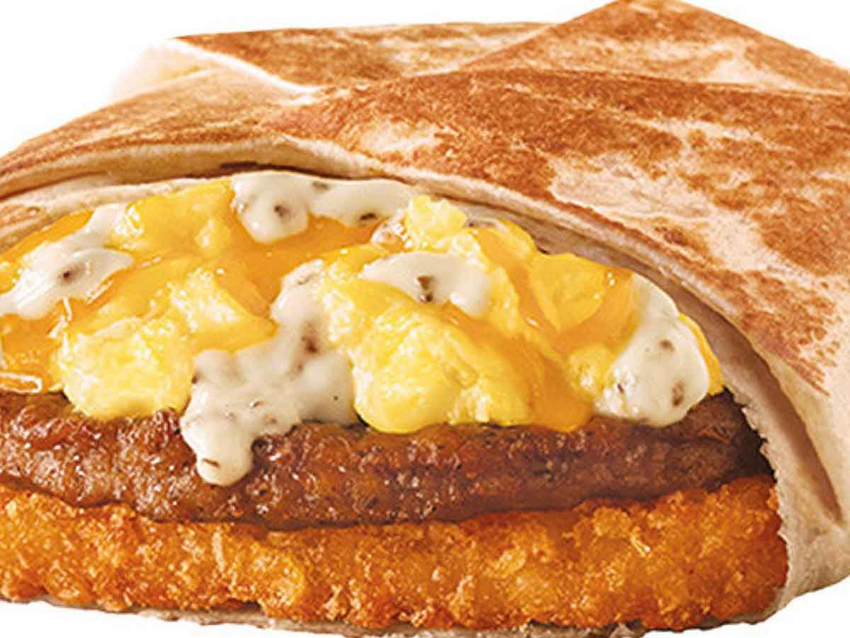 Taco Bell's Sausage Breakfast Crunchwrap