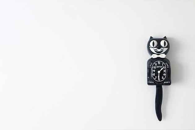 Suspendant l'Horloge Chats