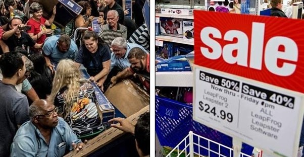 black friday chaos