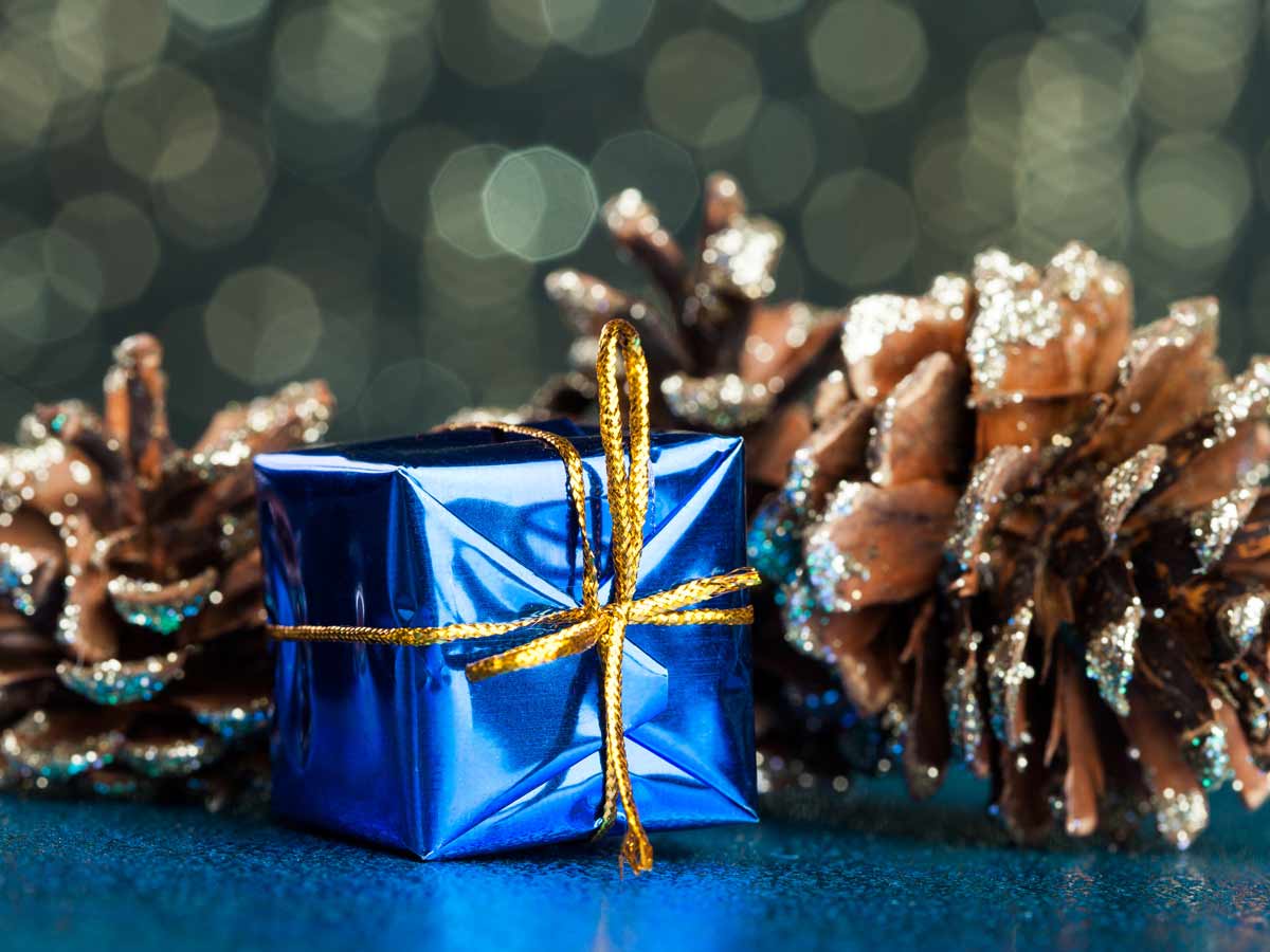 Glitter Pinecones