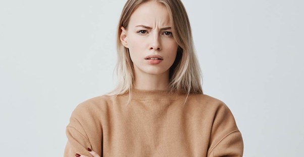 angry woman and man
