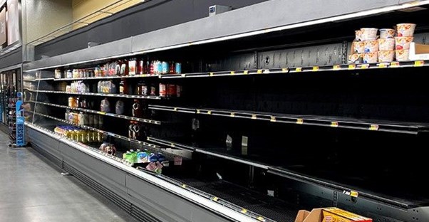 items with the biggest shortages