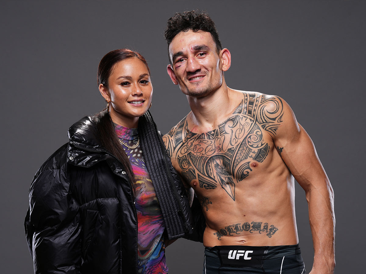 Alessa Quizon and Max Holloway