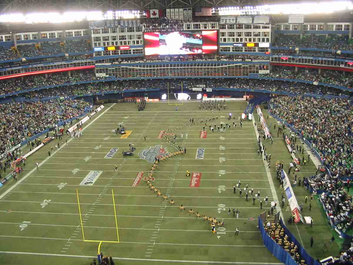 All of the football games are pulled from the CFL