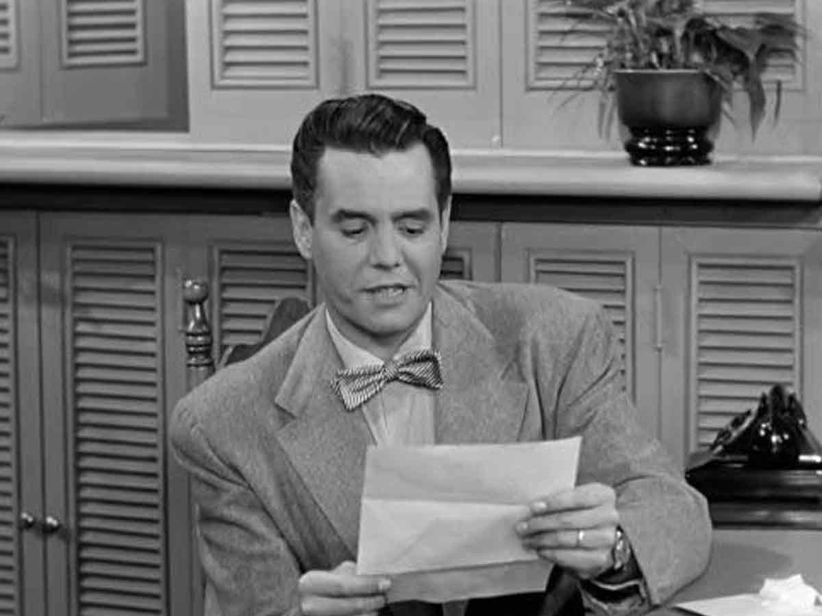 Arnaz rejected a scene where he cheated on his taxes