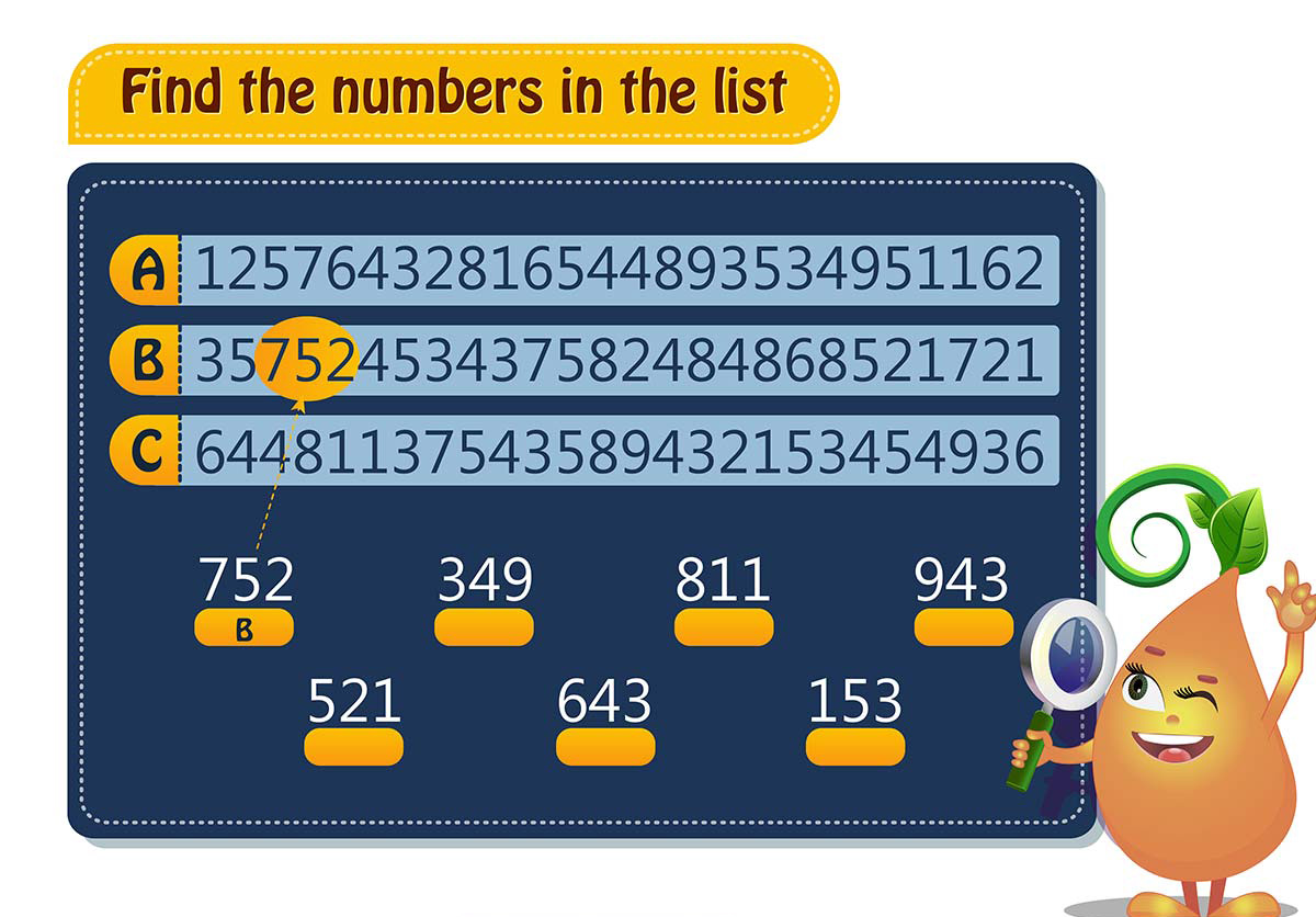 Find the Numbers in the List