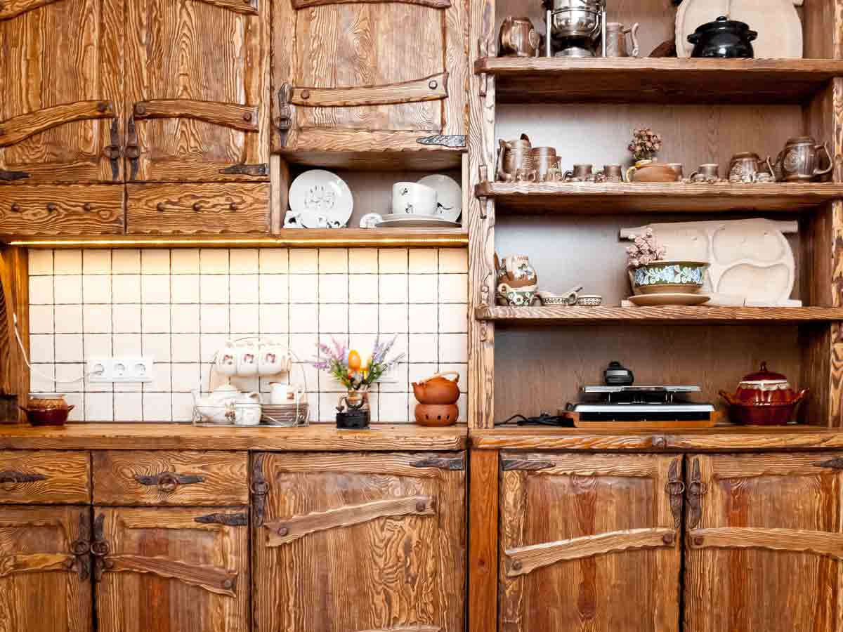 Dusty Cabinet Decor