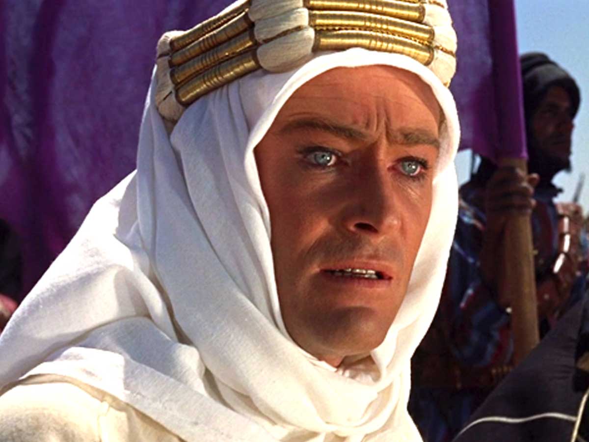 They started filming Lawrence of Arabia without a finished script.