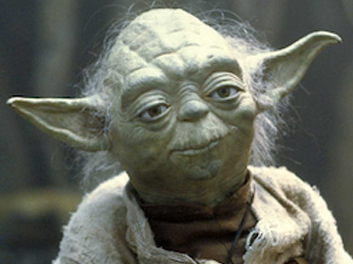 Yoda was going to be played by a monkey in Star Wars.
