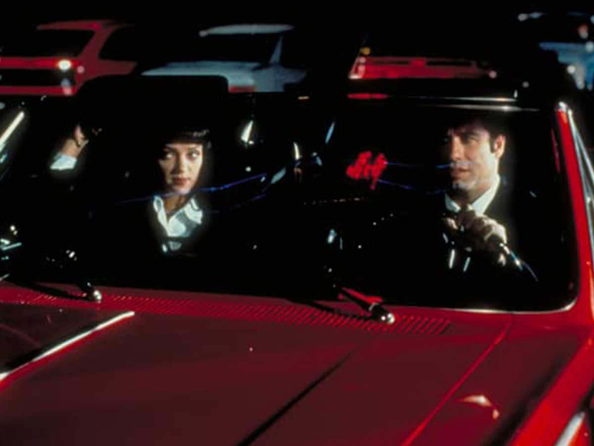 Quentin Tarantino’s actual car was used in Pulp Fiction.