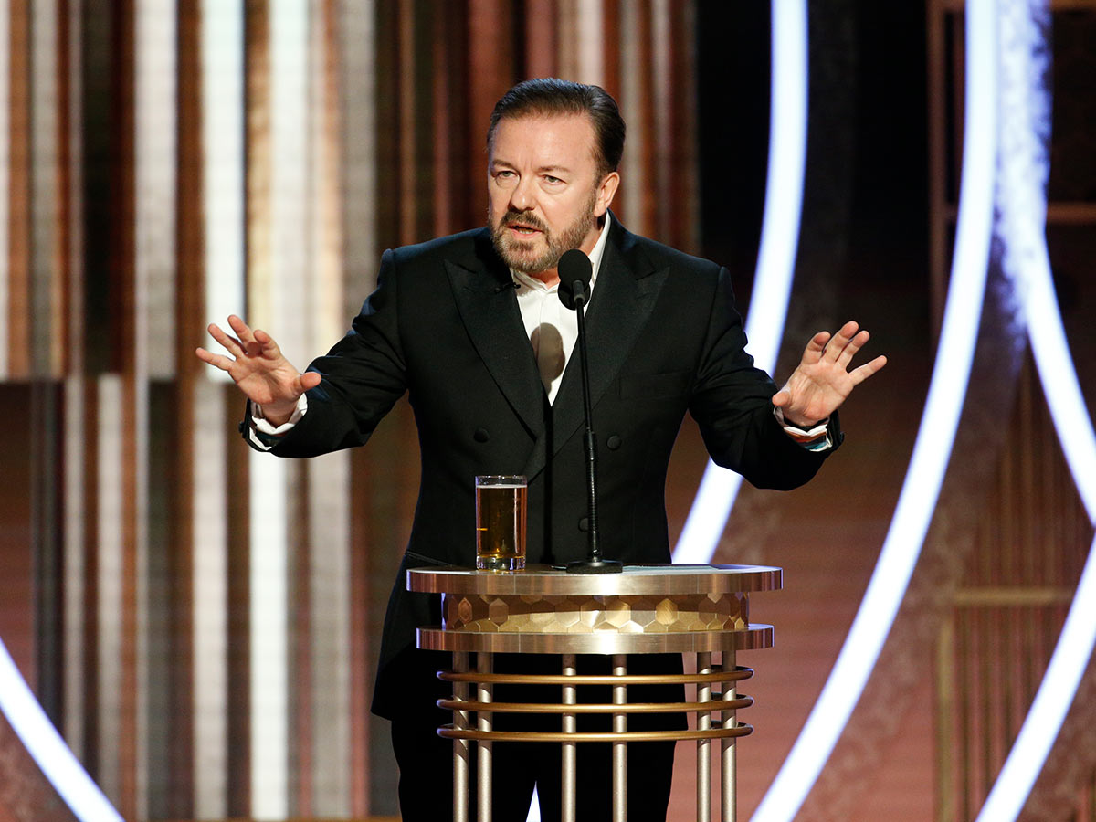 Ricky Gervais Let Loose on Hollywood