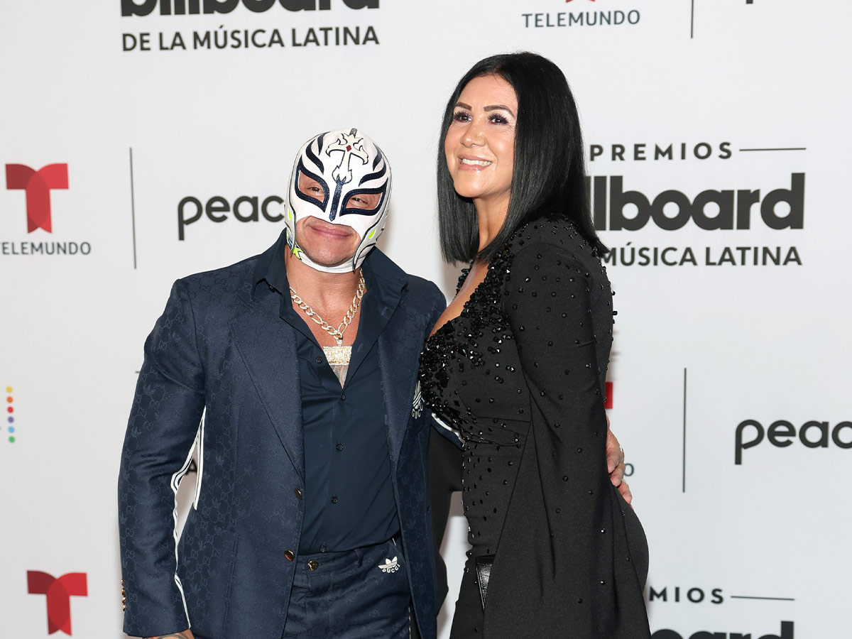 Angie Gutierrez & Rey Mysterio