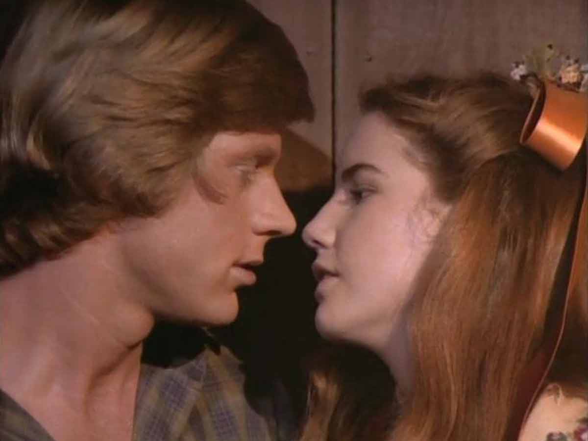Melissa Gilbert had her first kiss on the show.