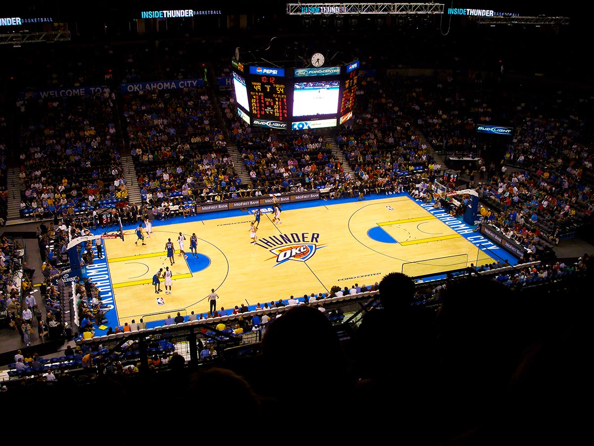 10. Oklahoma Thunder Basketball